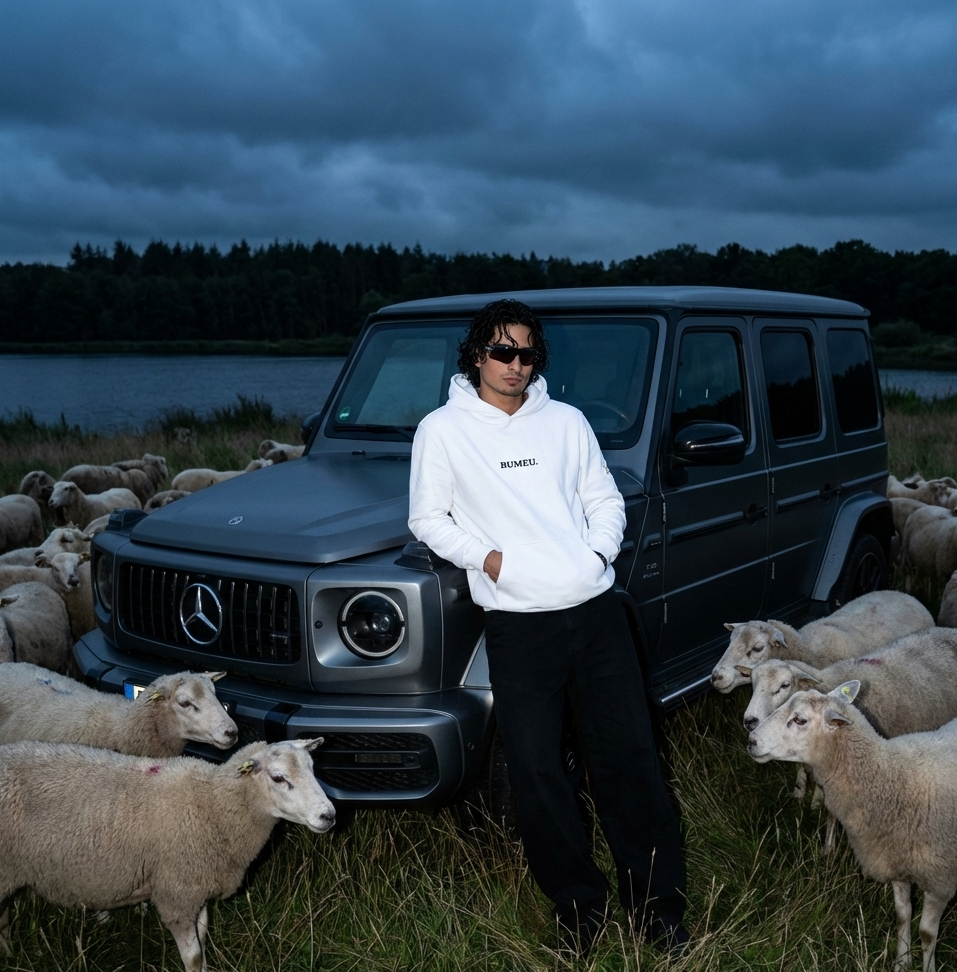 BUMEU Serpent Bloom Hoodie