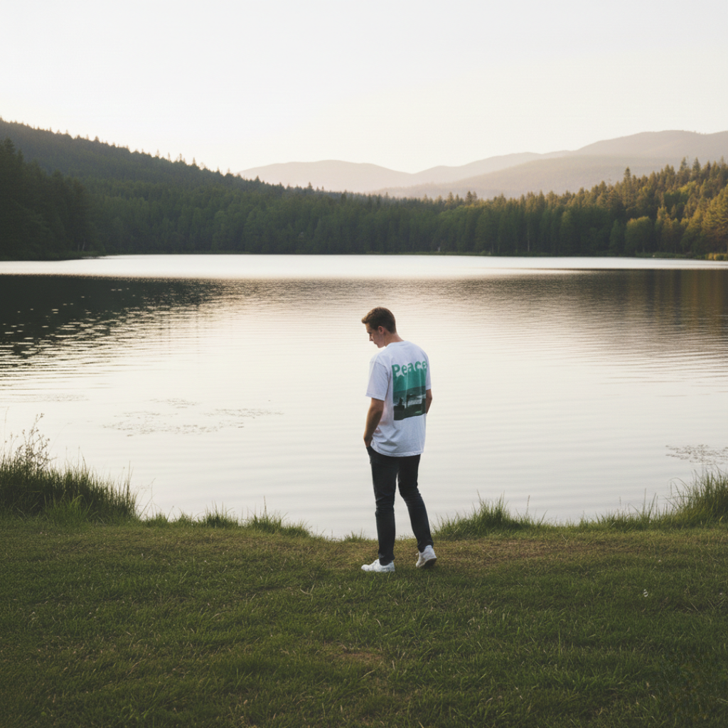BUMEU Quiet Tide Oversized Tee