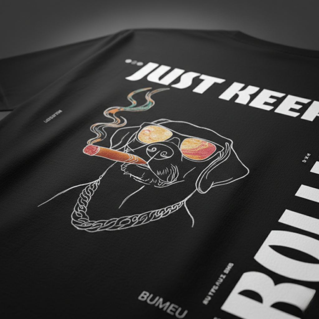 BUMEU Rolling Rebel Oversized T-Shirt