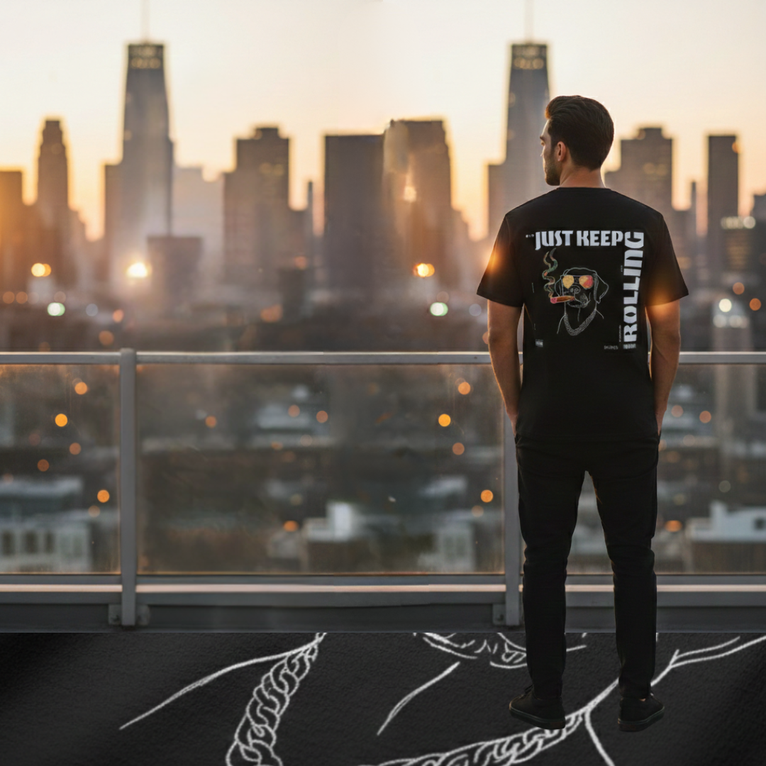 BUMEU Rolling Rebel Oversized T-Shirt