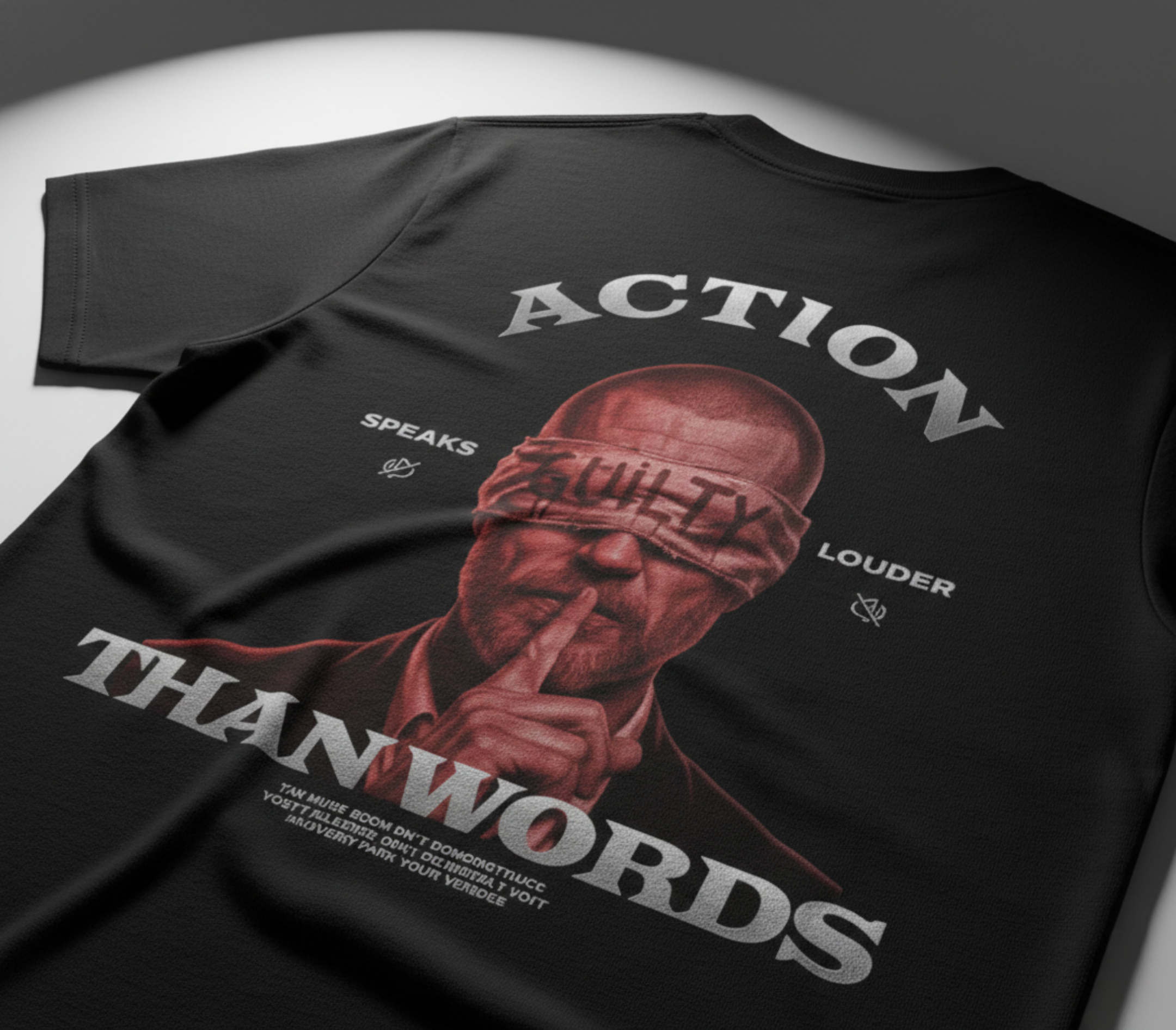 BUMEU Silent Action oversized T-Shirt