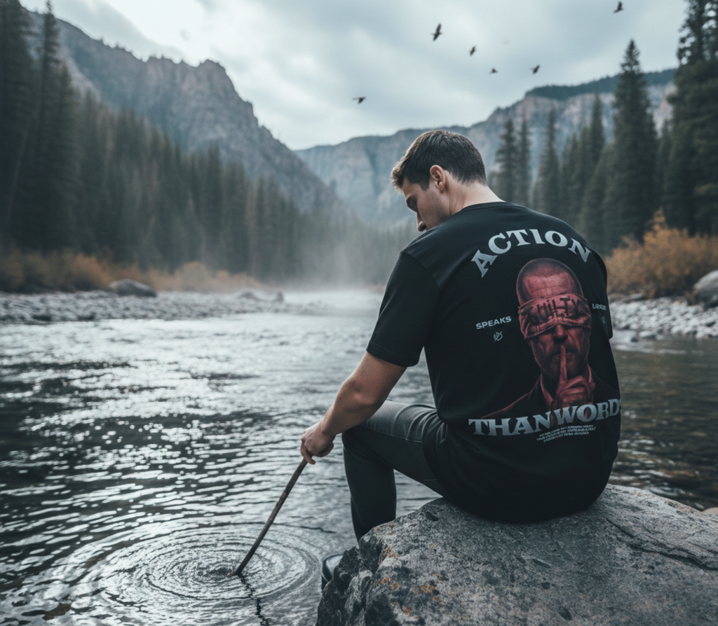 BUMEU Silent Action oversized T-Shirt