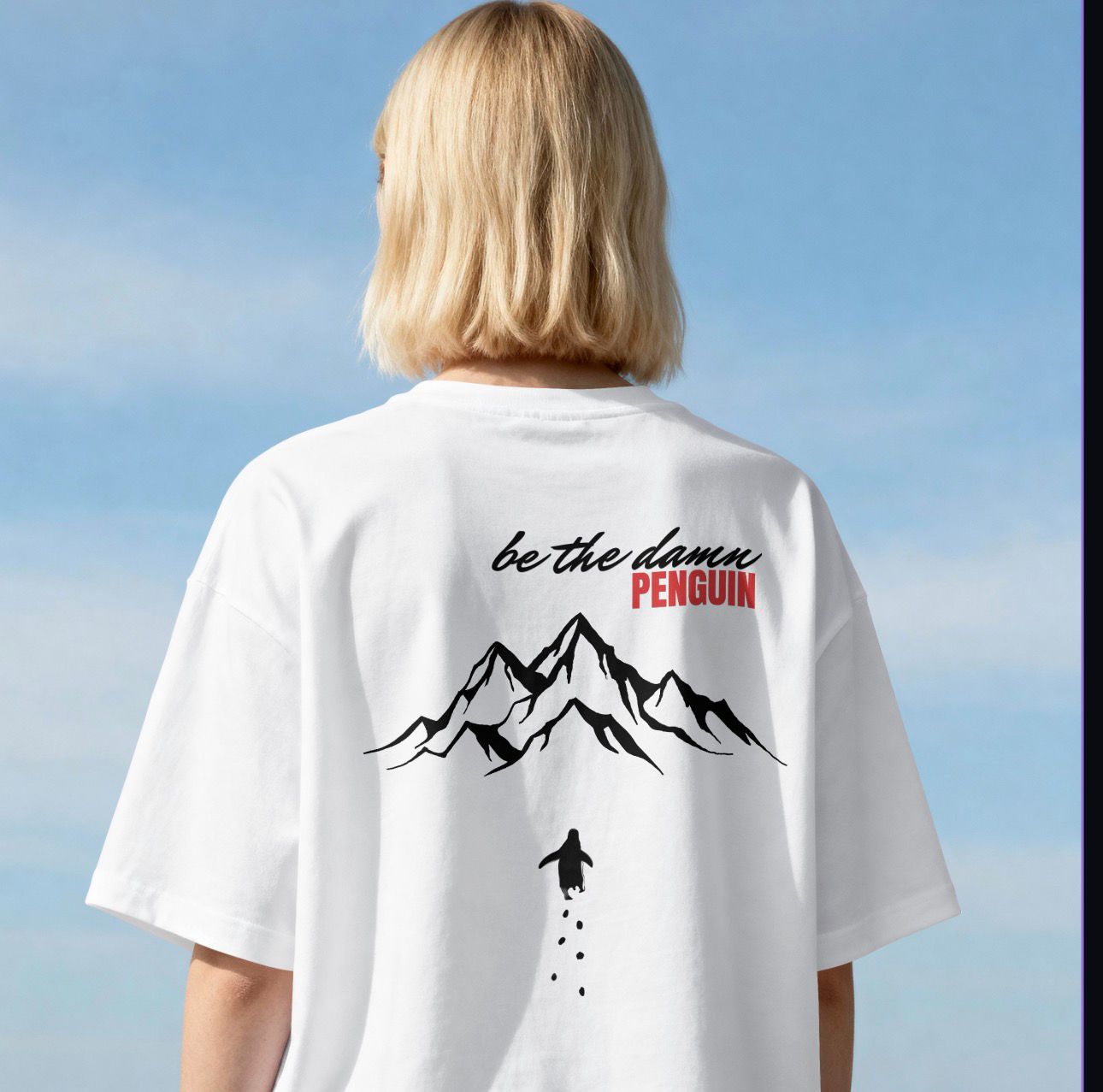 BUMEU Lone Penguin T-Shirt