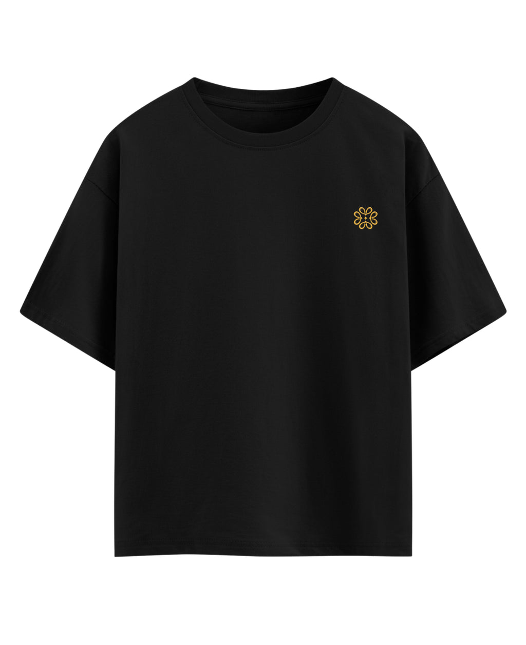 Black Oversized T-shirt Front Design