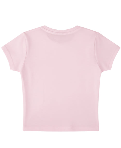 Baby Pink Baby Tee Back Design